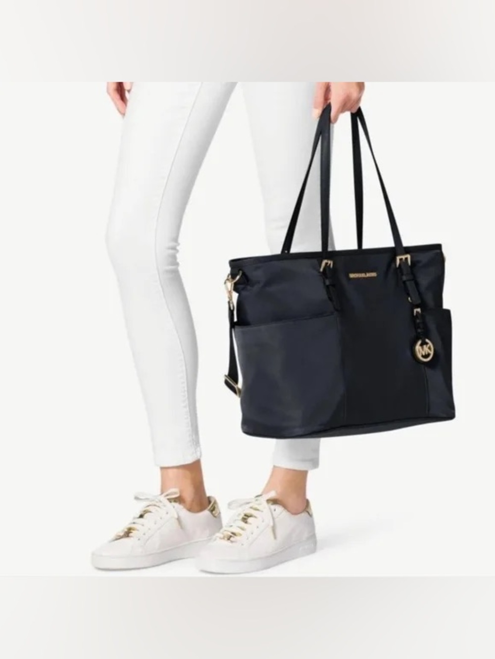 Michael Kors Black Nylon Tote Diaper Bag